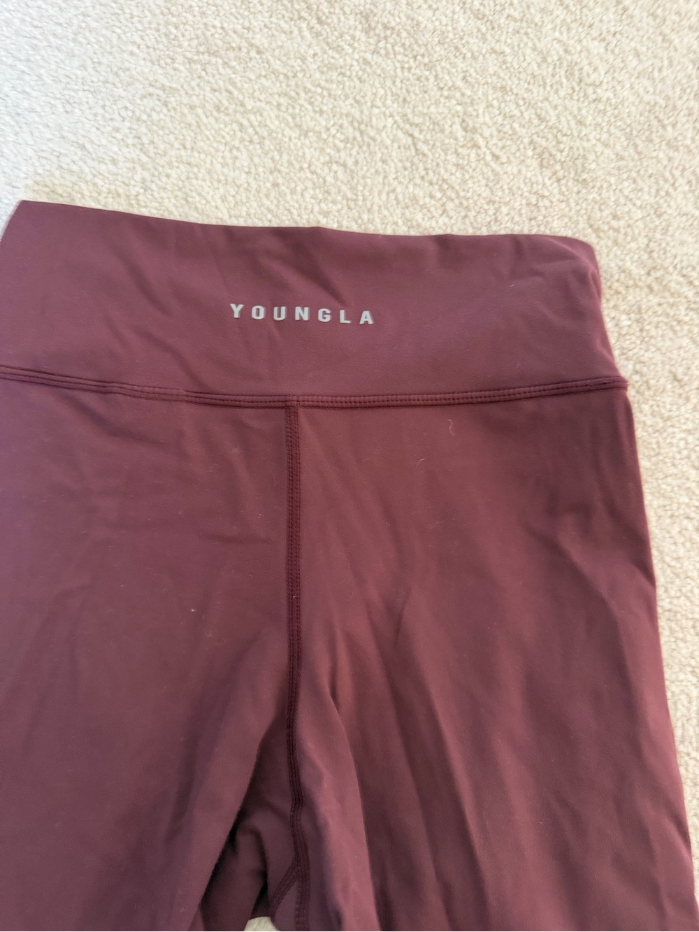 YoungLA Staple Leggings in Grape - Picture 2 of 5